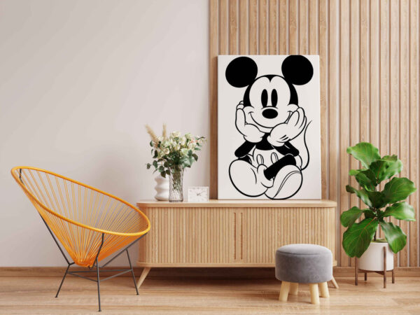 Mickey Mouse Glow in the Dark Painting Kit – DIY Cartoon Art for Kids | Eazy Arts - Image 2