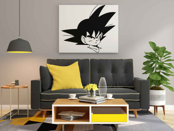 Goku Glow in the Dark Painting Kit – Dragon Ball Z Anime Character DIY Canvas Art | Eazy Arts - Image 2