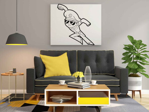 Little Singham Glow in the Dark Painting Kit – DIY Canvas Art for Kids | Eazy Arts - Image 2