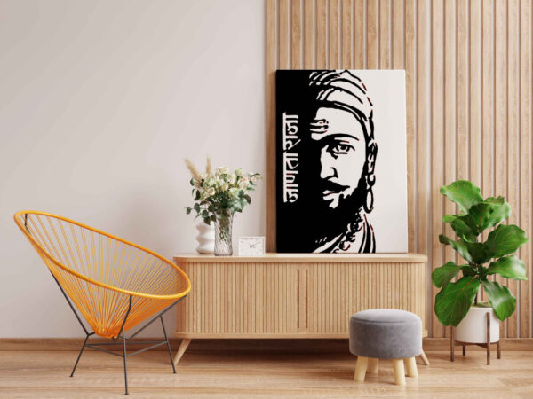 Chhatrapati Shivaji Maharaj Glow in the Dark Painting Kit – DIY Janata Raja Wall Art | Eazy Arts - Image 2