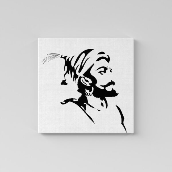 Chhatrapati Shivaji Maharaj Upward Glance Glow in the Dark Painting Kit – DIY Visionary Warrior Art | Eazy Arts - Image 2
