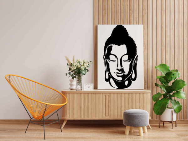 Glow in the Dark Buddha Face DIY Painting Kit – Meditative Wall Art for Home Decor | Eazy Arts - Image 2