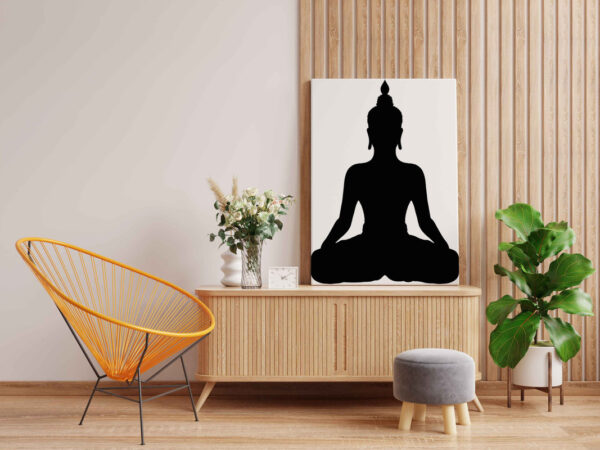 Glow in the Dark Buddha Meditation Painting Kit – DIY Spiritual Wall Art | Eazy Arts - Image 2