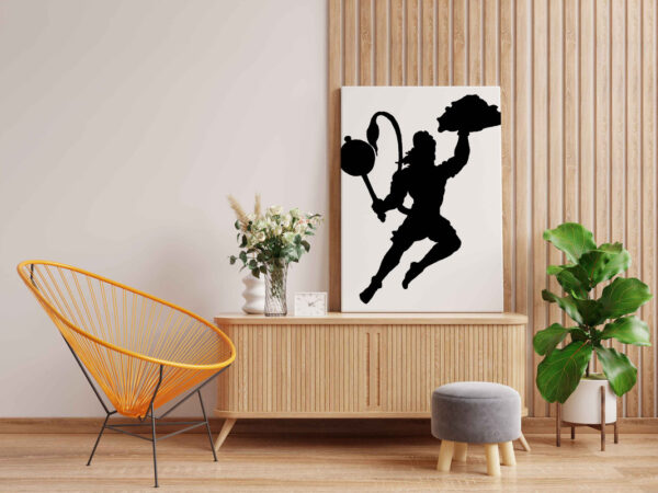 Glow in the Dark Hanuman with Mountain Painting Kit – DIY Spiritual Wall Art | Eazy Arts - Image 2