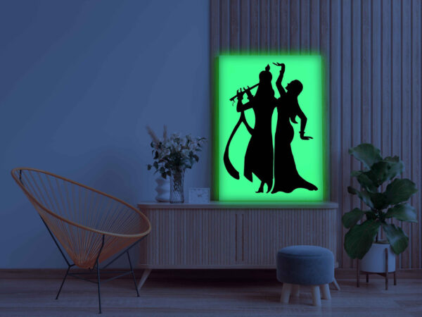 Radha Krishna Dance Paint Kit – Spiritual Glow In The Dark Kit | Eazy Arts - Image 3