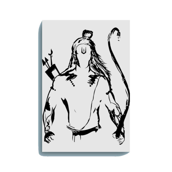Lord Ram with Bow Glow In The Dark Kit – Powerful Warrior Pose | Eazy Arts