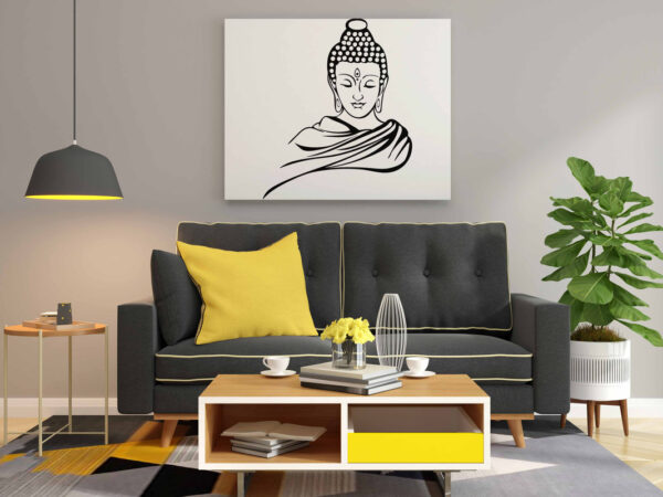 Gautam Buddha Glow in the Dark Painting Kit – DIY Zen Wall Art for Peaceful Spaces | Eazy Arts - Image 2