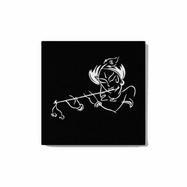 Lord Krishna Playing Flute Glow in the Dark Painting Kit – DIY Divine Line Art | Eazy Arts