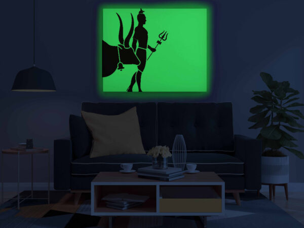 Lord Shiva with Nandi Glow in the Dark Painting Kit – DIY Mahadev and Sacred Bull Art | Eazy Arts - Image 3