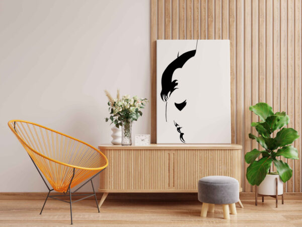 Batman Face Glow in the Dark Painting Kit – Minimalist DIY Art for Dark Knight Fans - Image 2