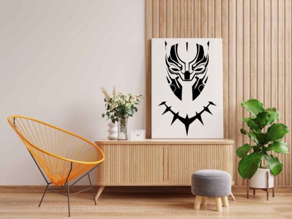 Black Panther Glow in the Dark Painting Kit – Wakanda Forever DIY Art Set - Image 2