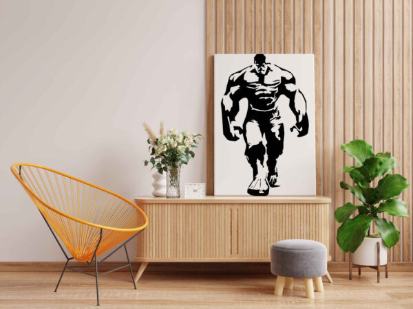 Hulk Walking Glow in the Dark Painting Kit – Bold DIY Superhero Wall Art - Image 2