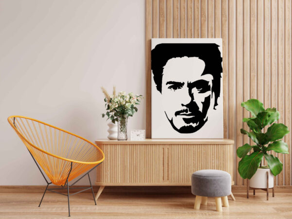 Tony Stark Glow in the Dark Painting Kit – Iconic Iron Man Face DIY Art - Image 2