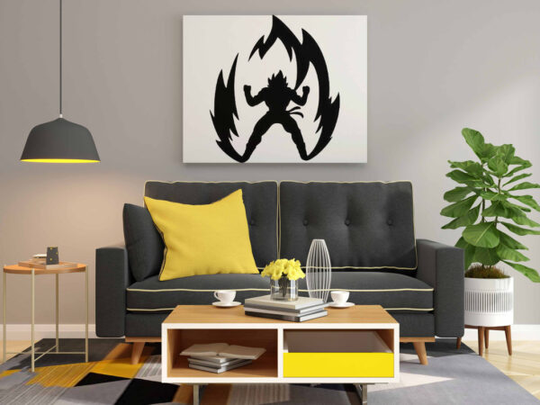 Goku Glow in the Dark Painting Kit – Super Saiyan Aura DIY Art for Dragon Ball Fans - Image 2
