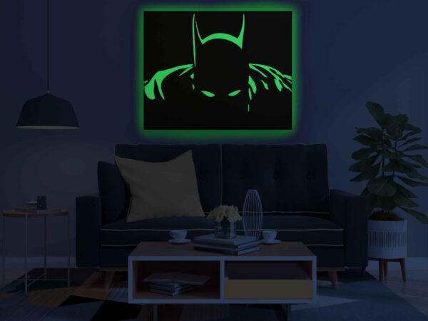 Batman Glow in the Dark Painting Kit – DIY Dark Knight Art for Superhero Fans - Image 3