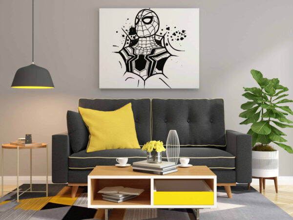 Spiderman Glow in the Dark Painting Kit – Marvel Hero DIY Canvas Art - Image 2