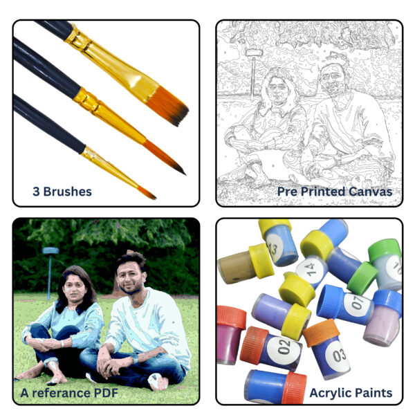Custom paint by numbers kit - Image 9